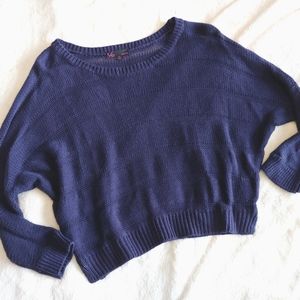 Loose Fit Crop Sweater